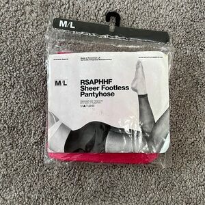 American Apparel Sheer Footless Tights